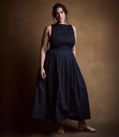 MELIE DRESS -- BLACK