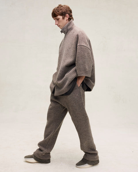 Boiled Wool Short Sleeve Jacket