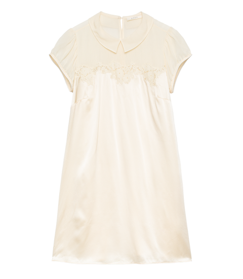 PERLE DRESS -- VANILLA