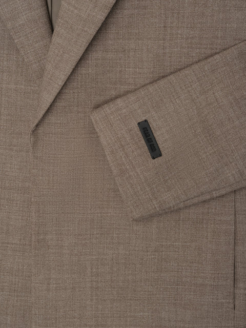 High Twist Wool Single Breasted Blazer