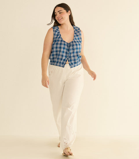 THEO TOP -- DORSET PLAID