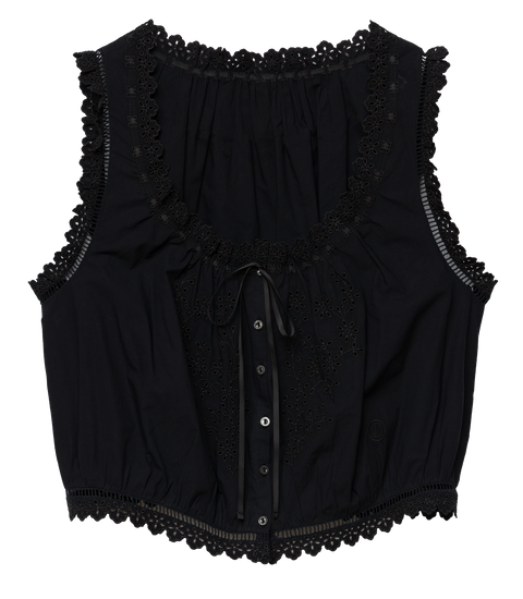 TRAVELER TOP -- BLACK